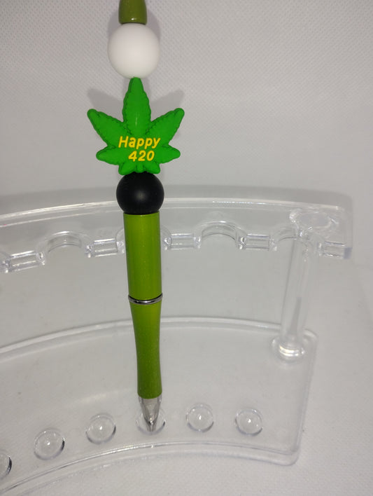 Handmade beaded pen