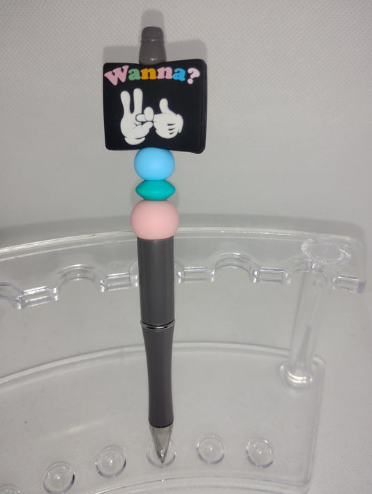Handmade beaded pen
