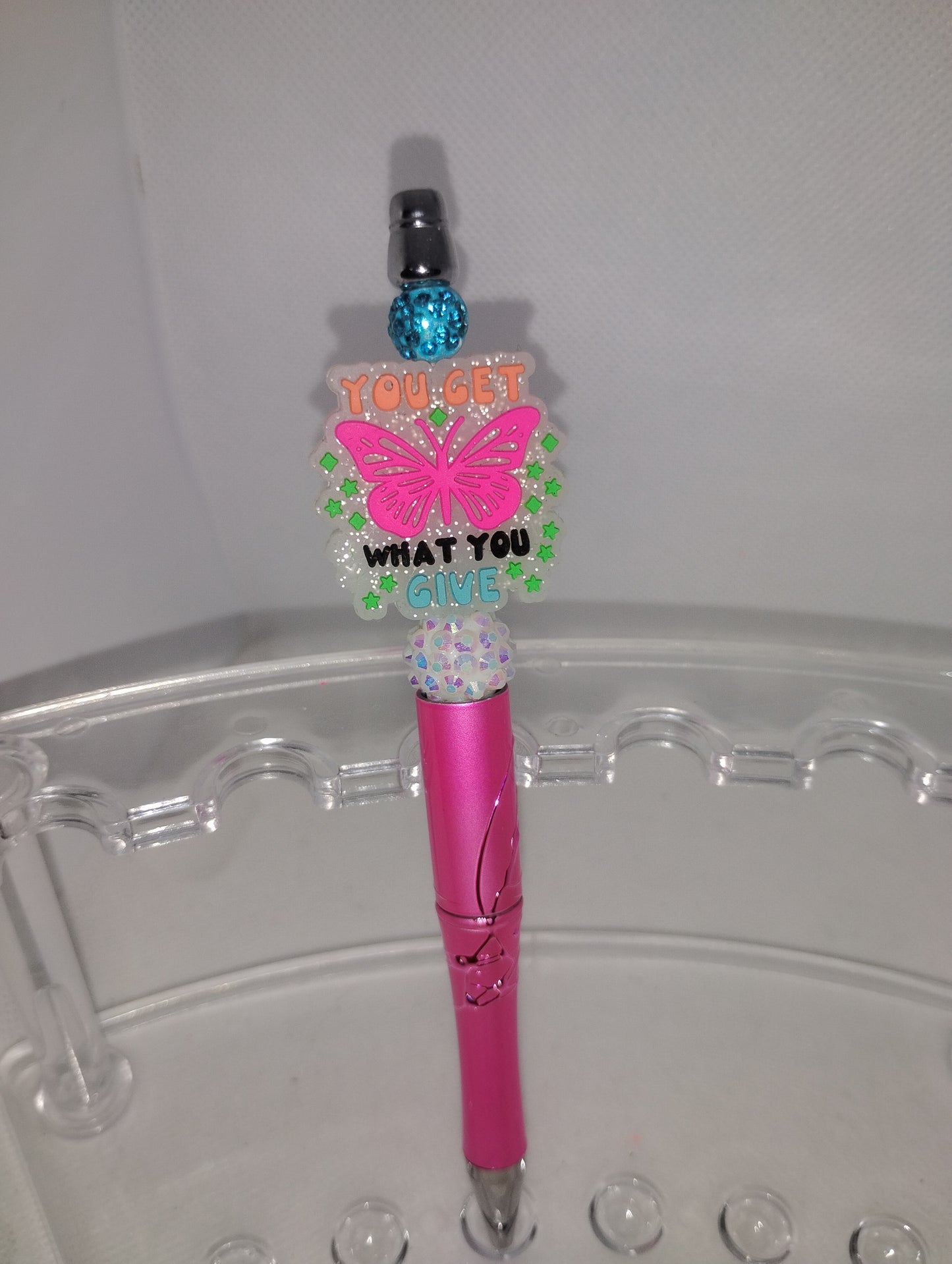 Handmade beaded pen