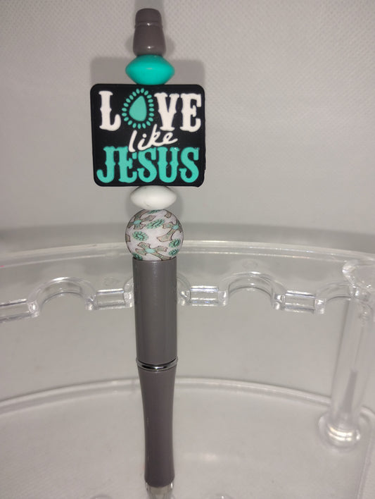 Handmade beaded pen