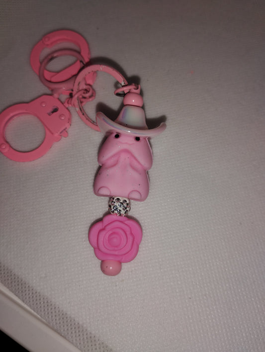 Handmade beaded keychain