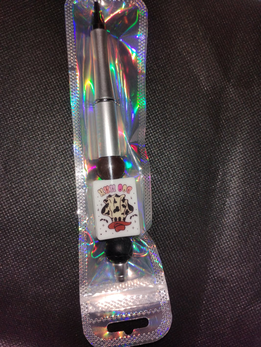 Handmade beaded pen