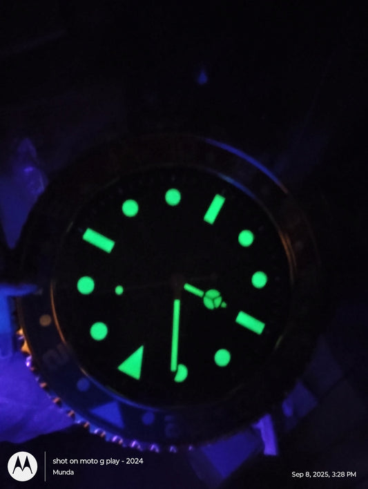 Glow in the dark clock